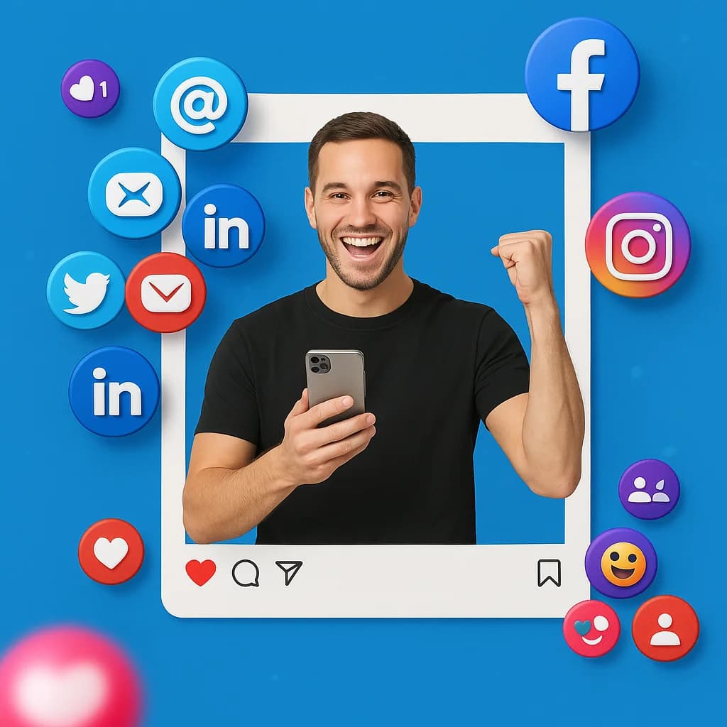 Ejemplo de tarjeta social 1